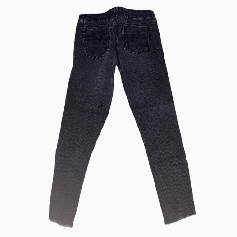 DKNY Black Ripped Denim Skinny Jeans Size 4 - Picture 2 of 5